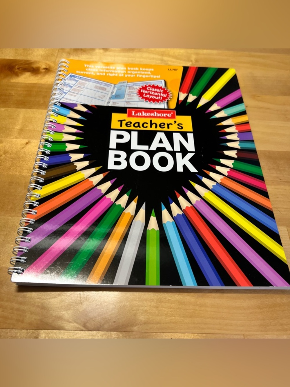 NEW Lakeshore Teacher's Lesson Plan Book 2017/18 LL787 Spiral-bound